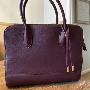 Urban Expressions burgundy tote handbag satchel